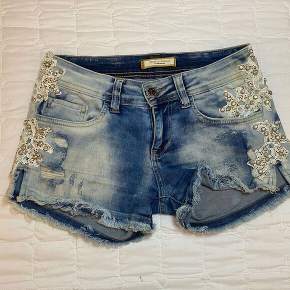 Dshe jean shorts, size 37(S( - Picture 1 of 8